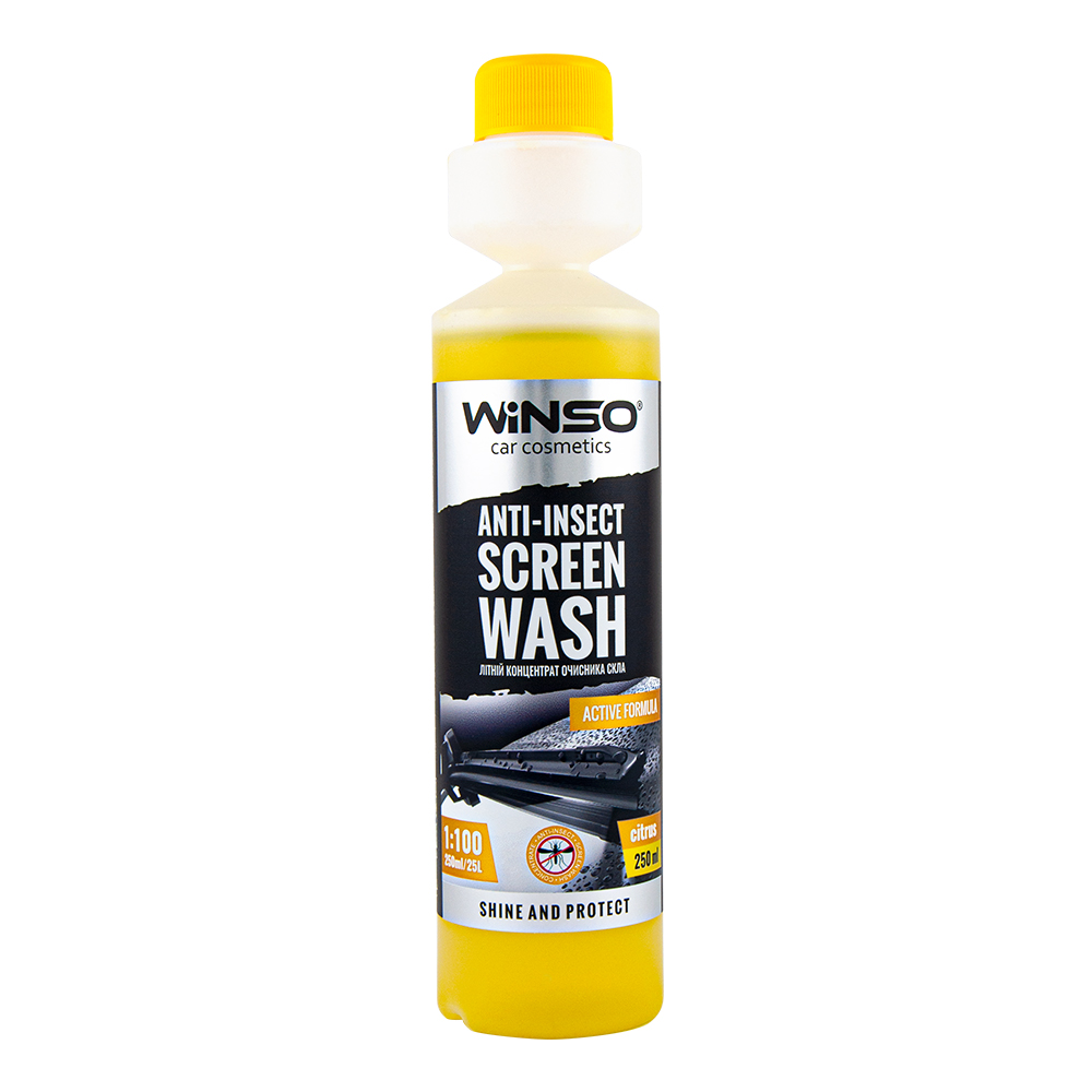 Літній концентрат очисник скла 250ml. Anti-insect screen wash citrus (24шт/ящ) KROON OIL арт. 825003