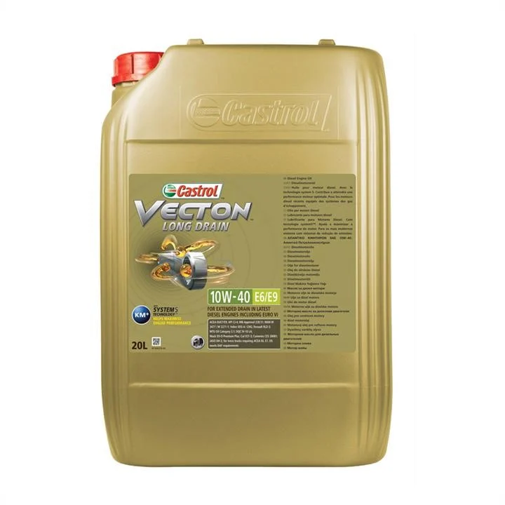 Масло моторне Олива моторна Castrol VECTON LONG DRAIN 10W-40 E6/E9 (Каністра 20л)  арт. 15B9D1