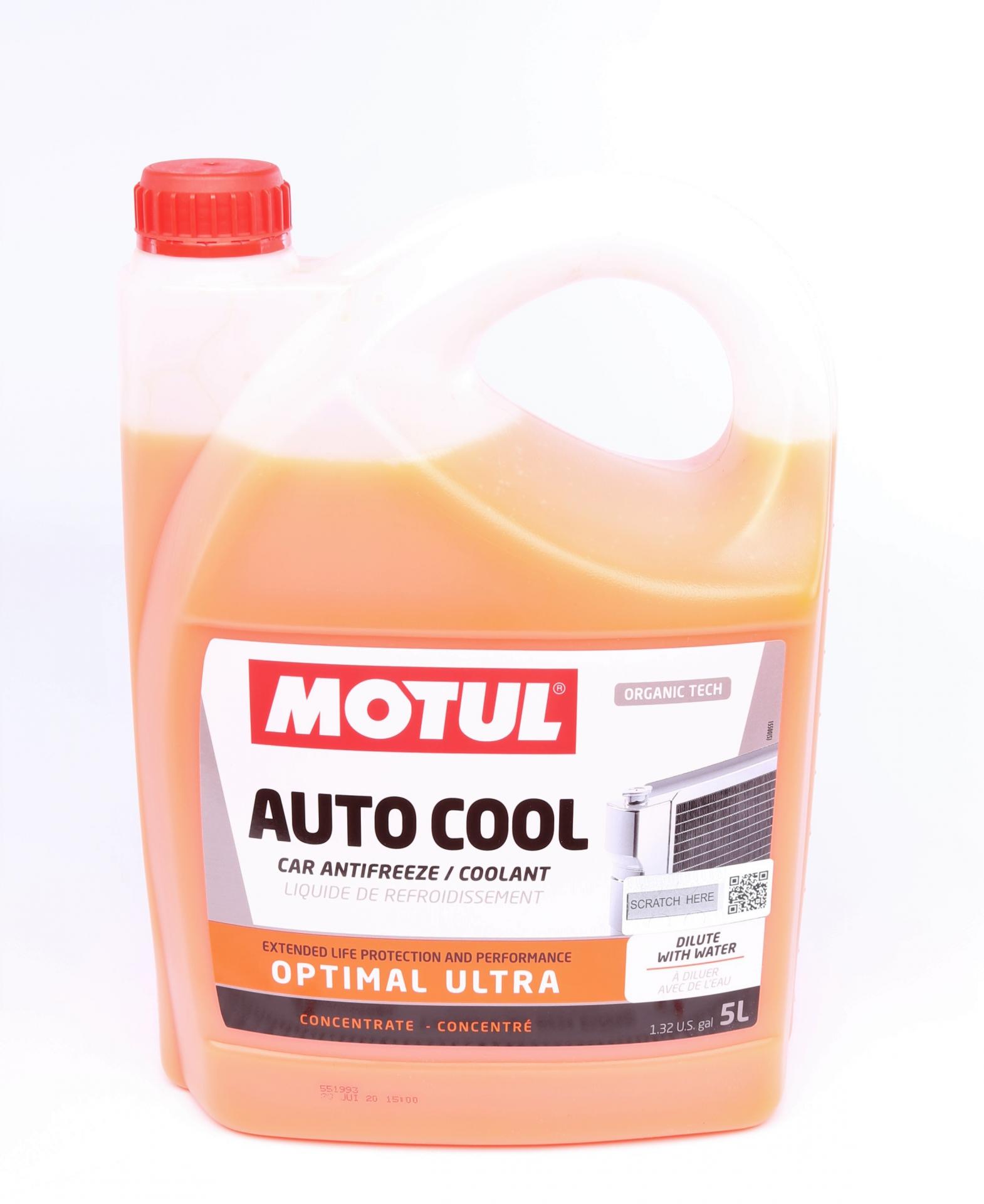 Антифриз  112630 Антифриз-концентрат помаранчевий Motul Auto Cool Optimal Ultra G12+ 5L  арт. 818106