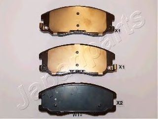 JAPANPARTS CHEVROLET гальмівні колодки передн.Captiva,Opel Antara A.B.S. арт. PAW10AF