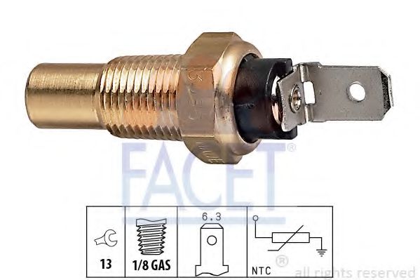 Датчик температури охолодж.рідини Mazda/Mitsubishi/Toyota/Kia/Opel MAZDA арт. 73080