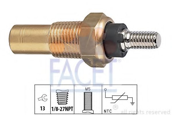 Антифриз Датчик температуры охлаждающей жидкости Ford Escort/Fiesta/Mondeo 1.4-1.8 i/D/TD 85->  арт. 73124