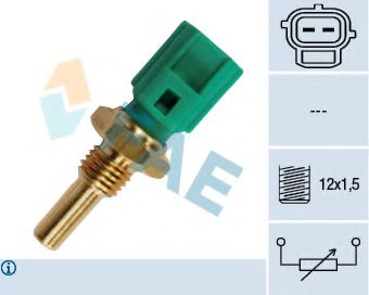 Датчик темпер. охолодж.рідини FAE арт. 33250