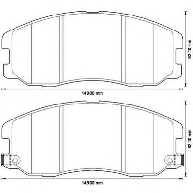 JURID CHEVROLET гальмівні колодки передн.Captiva,Opel Antara 05- A.B.S. арт. 572570J