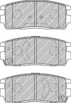 FERODO CHEVROLET гальмівні колодки задн.Captiva,Opel Antara 06- A.B.S. арт. FDB1935