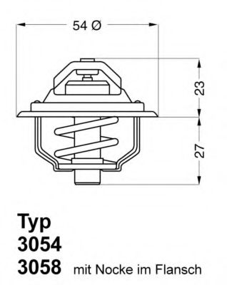 Антифриз Термостат, охлаждающая жидкость FIAT 125, FORD Fiesta, Ka, HYUNDAI Accent, Excel, JEEP Cherokee  арт. 305492D